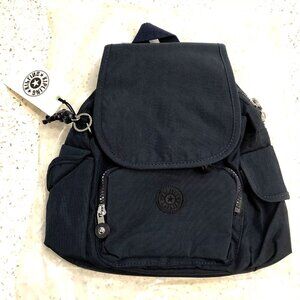 brand new vintage kipling City Pack Mini Backpack dark blue